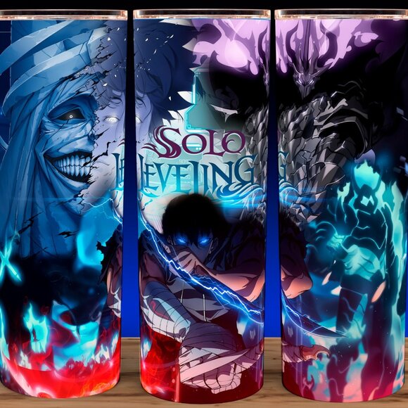 Solo Leveling Sung Jinwoo Anime  Collection Cup Mug Tumbler 20oz - Picture 1 of 4